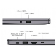 华为笔记本MateBook B3-420 14吋 i5 16GB SSD 512GB 深空灰